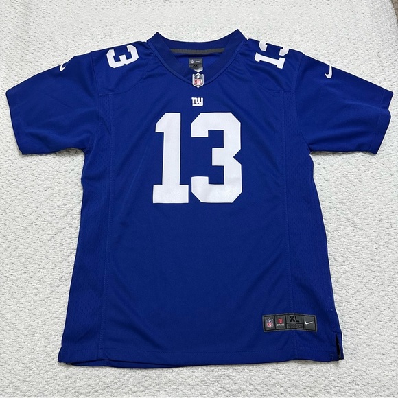 NFL Nike On Field NY Giants Beckham Jr #13 Jersey Youth Size XL - Picture 1 of 8